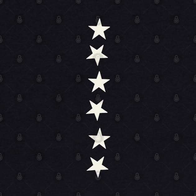 white stars - black by persa